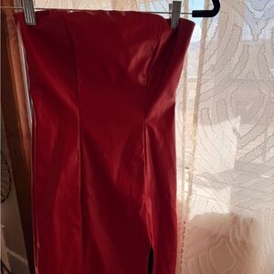 Windsor Red Strapless Mini Dress